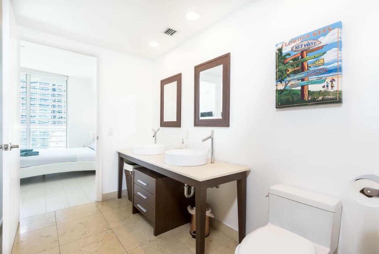 Iconbrickell Waterfront Luxury 2 Bedrooms With Bayview マイアミ エクステリア 写真